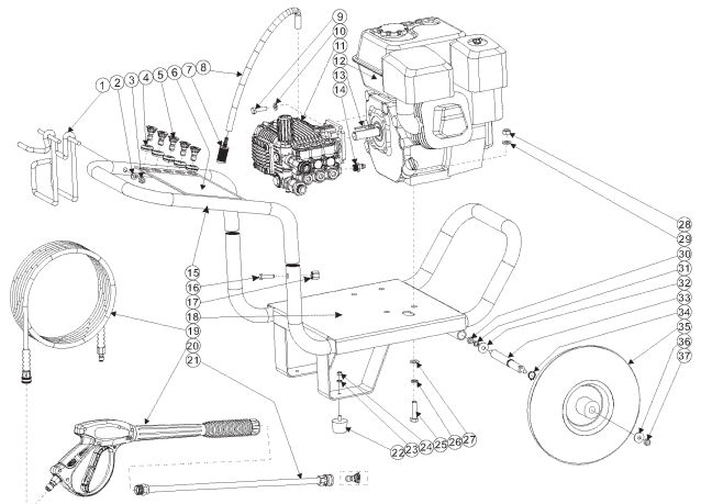 97553 power washer parts